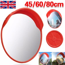 45/60/80cm Wide Angle Security Curved Convex-Road Mirror Traffic Driveway Safety