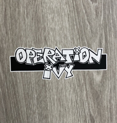 Operation Ivy Sticker - Punk Sticker Punk Rock Sticker Rancid | eBay