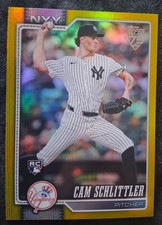 2025 Topps Yellow Foil /399 Cam Shlittler RC New York Yankees Mint Or Better!