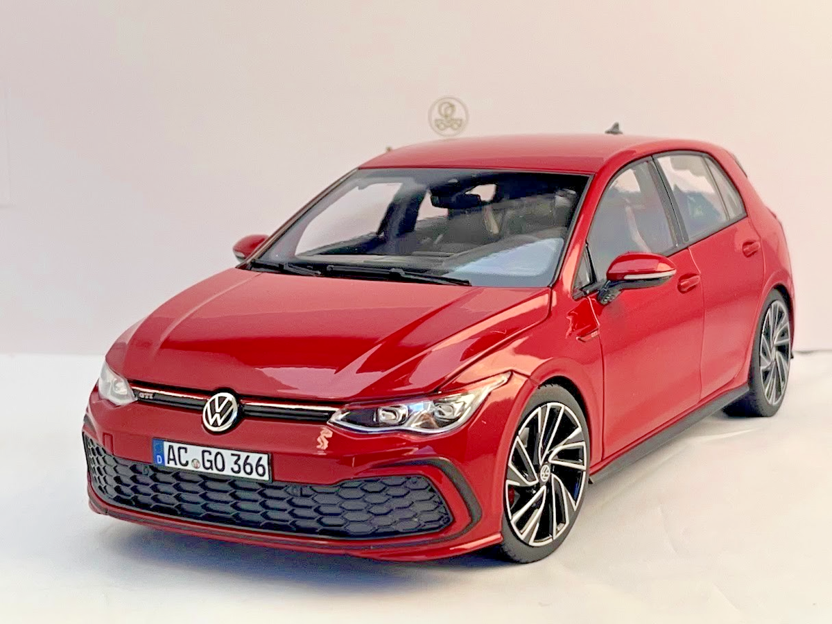 2020 VW Volkswagen Golf GTi Mk8 Tornado Red 1/18 Scale Diecast