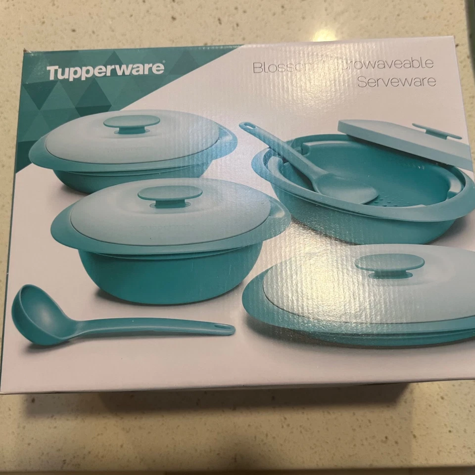 Tupperware Blossom Microwaveable Serveware Set with Giftbox - Image 3 of 3