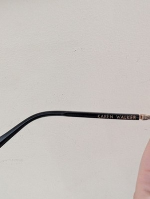 Karen Walker Dark Matter Black Sunglasses | eBay