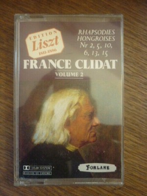 Liszt-France Clidat Band 2: Ungarische Rhapsodien/ Kassette Forlane UMK 3142