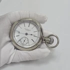 1894 ILLINOIS POCKET WATCH GRADE I.W.C. MODEL 2 18S 7J WORKING Silveroid