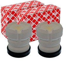 2X FEBI BILSTEIN PU (POLYURETHAN) ANSCHLAGPUFFER VORNE PASSEND FÜR PEUGEOT 206