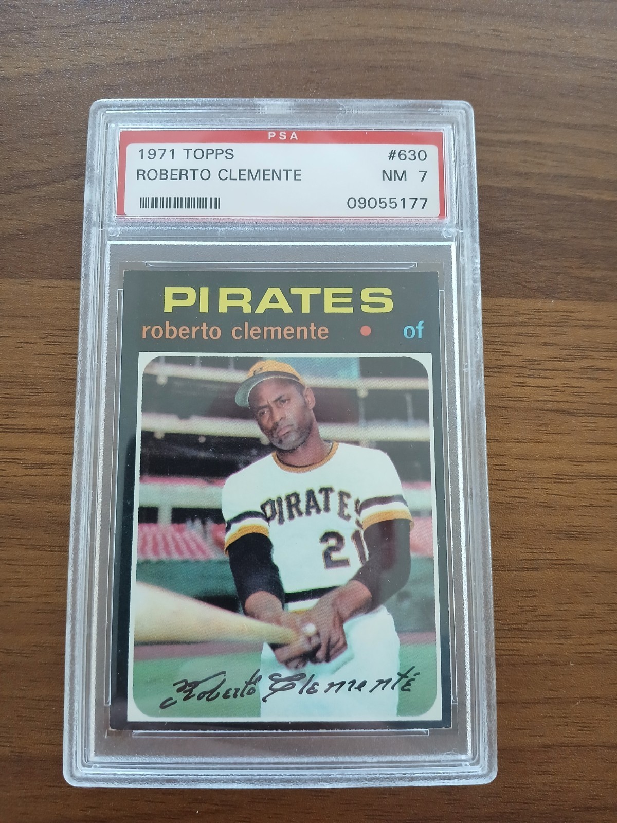 1971 Topps Roberto Clemente #630 PSA 7 Pittsburgh Pirates Baseball