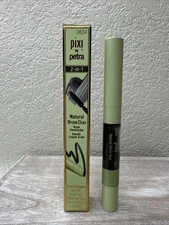 Pixi Natural Brow Duo Natural Soft Black Full Size NEW FULL SZ FAST SHIP