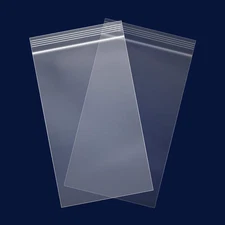 - 1000 Count - 6" X 9" Clear Reclosable Zip Plastic Poly Bags 2 Mil for A7 A8 A9