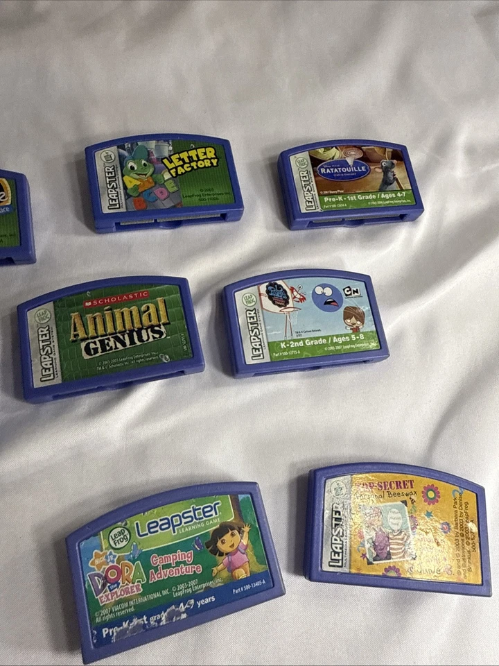 Clifford Dora Ratatouille Leap Frog Leapster games Lot Of 9 - Image 3 of 3