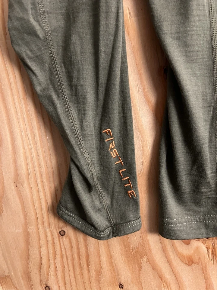 First Lite ASAT Camo Llano 1/4 Zip Merino Wool Shirt Men's Large Hunting Base - Image 4 of 4