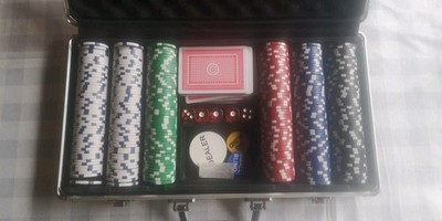 Poker-Set - Delta Sport  - Metall-Koffer - Casino