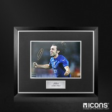 Andrea Pirlo Signed Italy Photo Framed FIFA World Cup Winner COA
