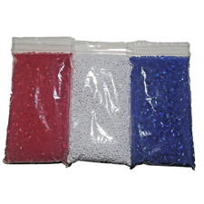 Vintage Makit Bakit Suncatcher Cooking Crystal 2 Oz New Old Stock Red White Blue