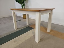 Roseland Furniture Padstow Oak & White Dining Table RRP £420