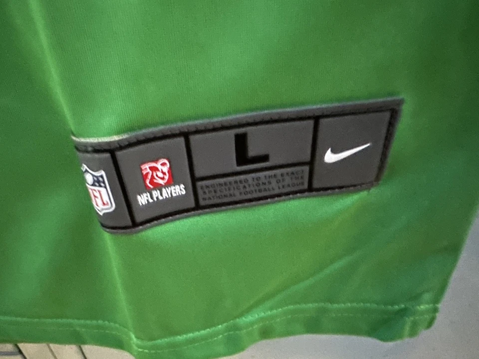 Nuevo con etiquetas Camiseta Para Hombre Nike Brandon Graham Kelly Verde Grande EaglesThrowback Foto 3 de 4