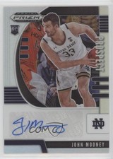 2020-21 Panini Prizm Draft Picks Prospect Silver John Mooney #PA-JO Auto ni4