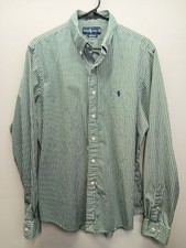 Ralph Lauren Mens Long Sleeve Button Up Shirt 16 1/2 36/37 100 Cotton