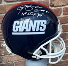Lawrence Taylor HOF 99 NFL Top 100 NY Giants SIGNED Full Size Football Helmet