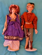 ROBIN HOOD & MAID MARION W/BOXES LOT OF 2 PARADISE GALLERIES TREASURY COLLECTION