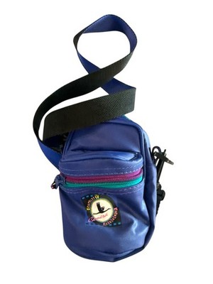 Vintage 90s Samsonite World Sport Camera Bag Fanny Pack Retro Blue W/ Strap
