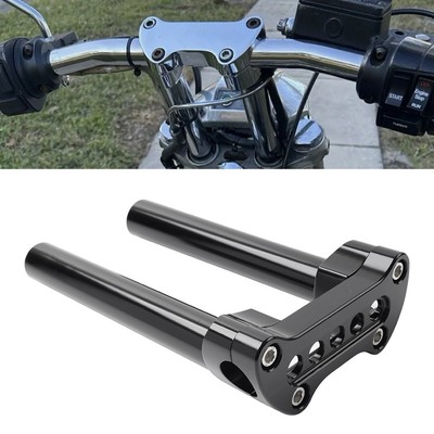 8 5'' Lenker-Riser-Oberklemme für Harley 1'' Lenker Fat Boy FLSTF Low Rider