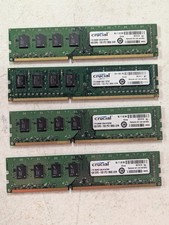 Crucial 16GB DDR3-1333 PC3-10600 UDIMM 4 4GB 240-Pin Desktop RAM Lot