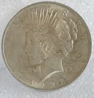 1923-D PEACE SILVER DOLLAR