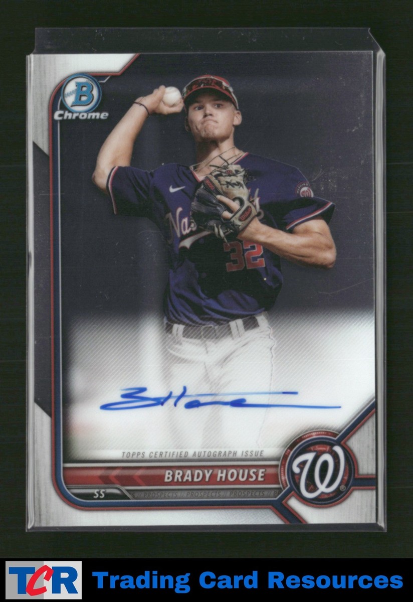 2022 Bowman Chrome #CPA-BH Brady House Prospect Autographs | eBay