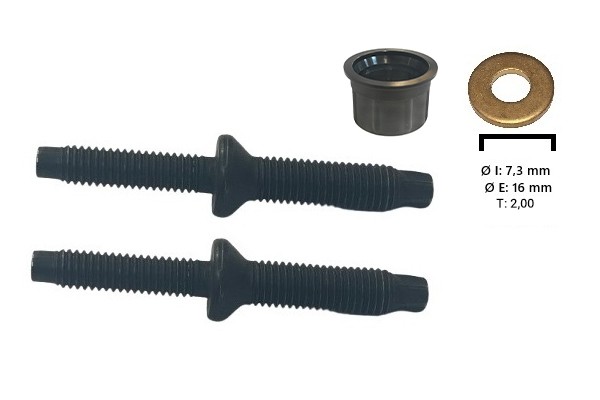 Fits 3RG 93216 ZEST. PSA INJECTOR MOUNTS