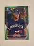 2023 Bowman Chrome Prospects Ariel Castro Green Shimmer Refractor /99!