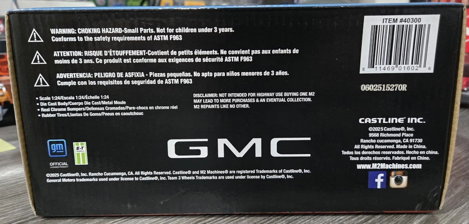 M2 MACHINES CHASE 1976 GMC SIERRA GRANDE 15 CUSTOM SQUAREBODY 1:24 1/750🔥 - Image 3 of 4