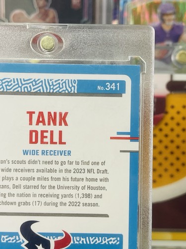 💥2023 Donruss Tank Dell Holo Clasificado Novato Sin Nombre SP - Houston Texans 🐂 - Imagen 8 de 10
