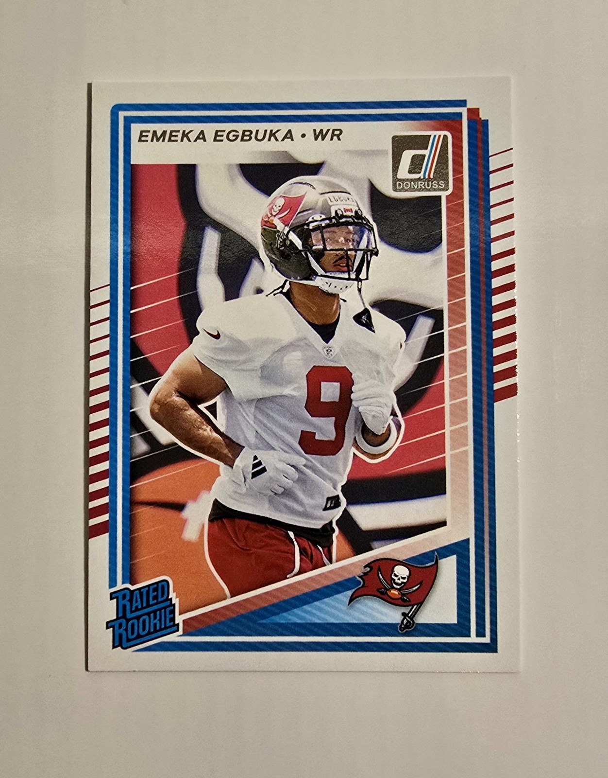 2025 Panini Donruss - Rated Rookie Emeka Egbuka #375 (RC)