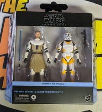 Star Wars Black Series Clone Wars Obi-Wan Kenobi And 212th Clone Trooper 2 Pack
