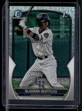 Bladimir Restituyo 2023 1st Bowman Chrome #BCP-234 Mega Box Mojo Refractor SP