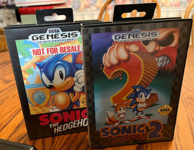 SEGA Genesis Model 1 with 4BP+Full Recap+Games+1 Wireless and Wired Controller