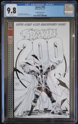 2011 IMAGE COMICS SPAWN #200 MCFARLANE SKETCH COVER CGC 9.8 | eBay