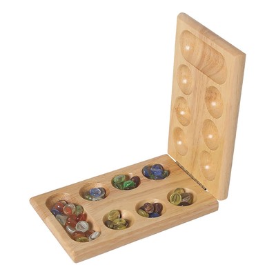 Kalaha faltbar mit Glasnuggets, Mancala Folding Set,Strategiespiel, Denkspi ...