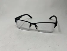 ARMANI EXCHANGE AX 1014 6063 53-17-145 BLACK HALF RIMLESS FLEX HINGE E40