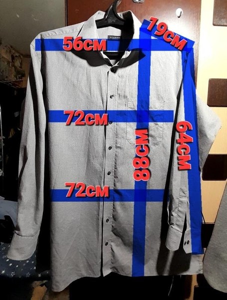 Men ETERNA Shirt Grey Polyester 52 / 6XL / 60