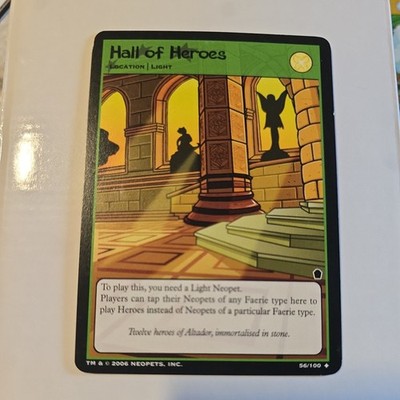 Neopets TCG - Hall Of Heroes 56/100 Uncommon - Haunted Woods -
