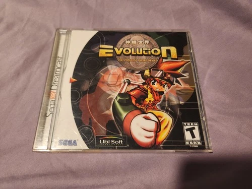 Evolution World of Sacred Device Sega Dreamcast Ubi Soft 1999 Manual VMU RPG T