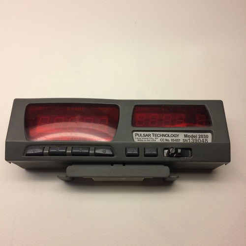 Pulsar Tecnologies Taxi Meter Model 2030 "AS IS" PLEASE Read Description