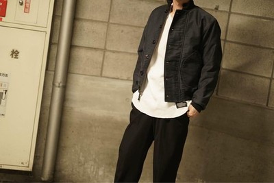ジャケット・アウター RRL Vintage Work Deck Jacket M RRL Cotton Deck Jacket Dark Navy