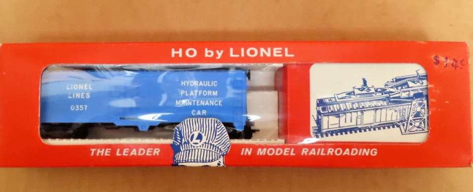 1962 Postwar Lionel HO 0357 Cop & Hobo Car, C9/OB - Image 2 of 3