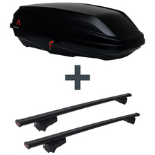 Dachbox G3 BiCube 300+ + Dachträger G3 Clop für BMW 3er Touring (Kombi) Typ E91