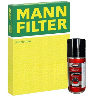 MANN-FILTER Innenraumfilter + Klima Refresh für DEUTZ FAHR 100 MK2 MK3 105 106