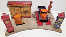 VINTAGE MARX SUNNY SIDE SERVICE STATION W/DUMP TRUCK