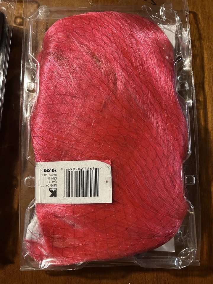 Two Kmart Totally Ghoul Halloween Wigs Bloody Witch, Long Pink, NIB Still Tagged - Image 4 of 4