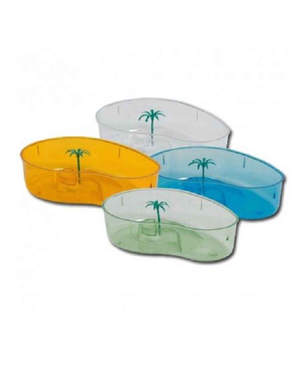 tartarughiera plastica lotto di 9 pz colori assortiti mis 31 x 21 x 8